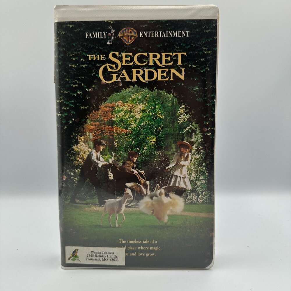 The Secret Garden VHS 1993 Full Screen Edition Classic Family Tale Warner Bros